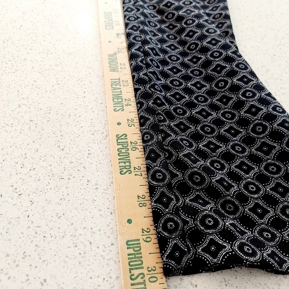 Zac & Rachel Palazzo Pants Medium Elastic Drawstring Waist Black White Geometric - Picture 11 of 12